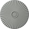 Ekena Millwork Shakuras Ceiling Medallion (For Canopies up to 5 1/2"), 29 1/2"OD x 2"P, Primed White CM30SH - alternate 1